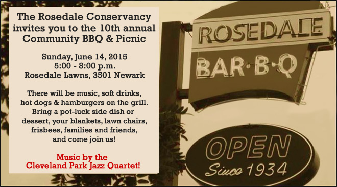 2015 Rosedale BBQ invite