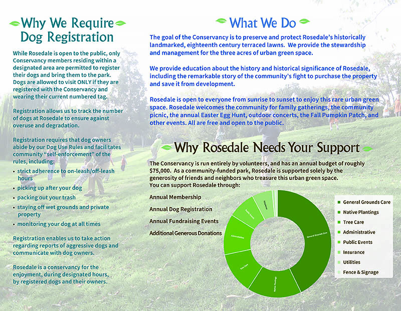 Rosedale Conservancy Brochure