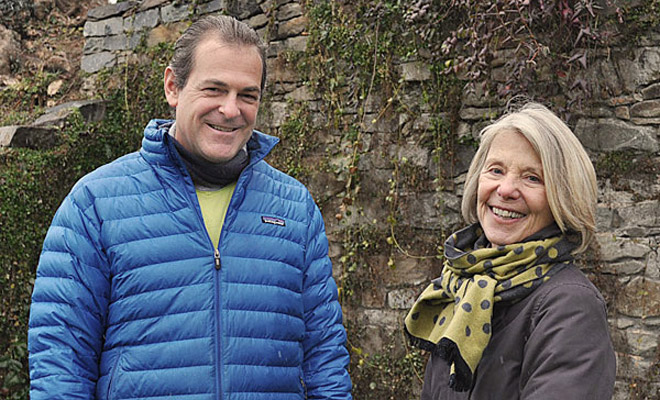 Roger Pollak and Jill Hall