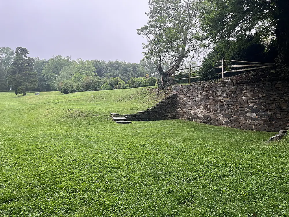 Stone wall at Rosedale