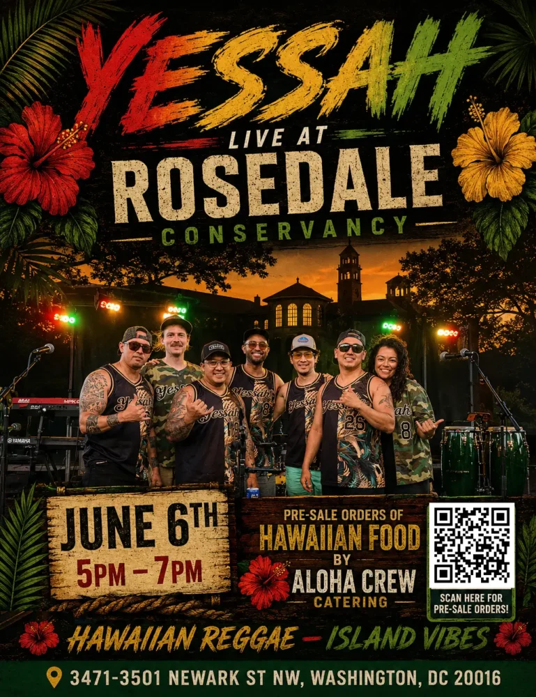 Yessah Band playing at Rosedale June 6th